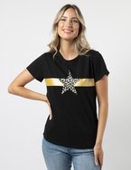 Stella + Gemma Leopard Star Tee