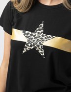 Stella + Gemma Leopard Star Tee