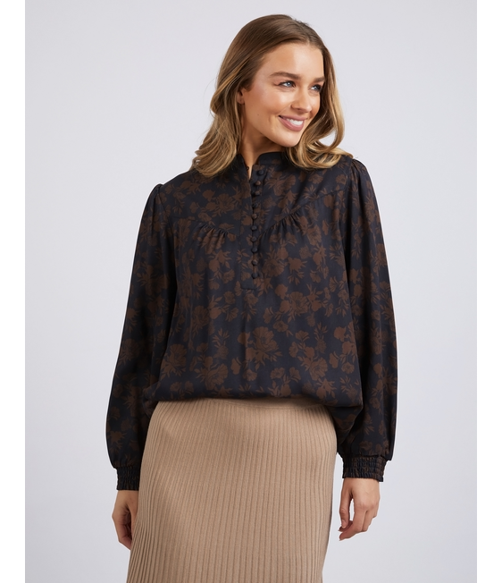 Foxwood Belladonna Floral Top