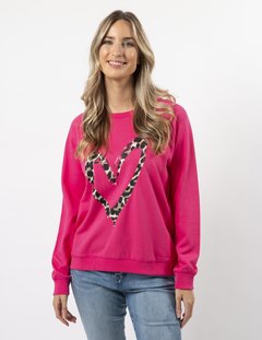 Stella + Gemma Classic Sweater with Leopard Heart-style-MCRAES
