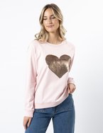 Stella + Gemma Classic Sweater with Sequins