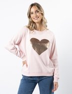 Stella + Gemma Classic Sweater with Sequins