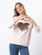 Stella + Gemma Classic Sweater with Sequins