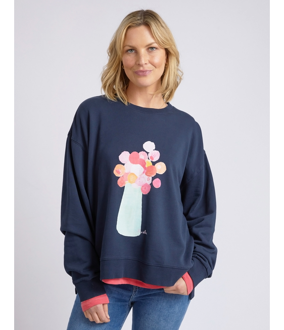 ELM Janey Floral Crew