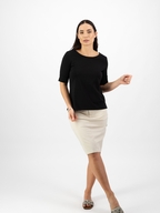 Vassalli Boat Neck Top