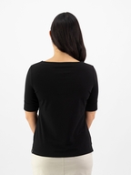 Vassalli Boat Neck Top