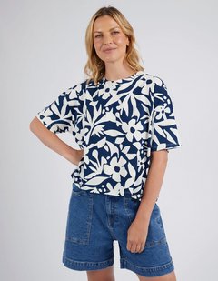 ELM Stencil Floral Tee -style-MCRAES