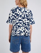 ELM Stencil Floral Tee 