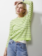 Zaket & Plover Pointelle + Stripe Jumper