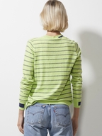 Zaket & Plover Pointelle + Stripe Jumper