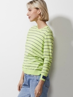 Zaket & Plover Pointelle + Stripe Jumper