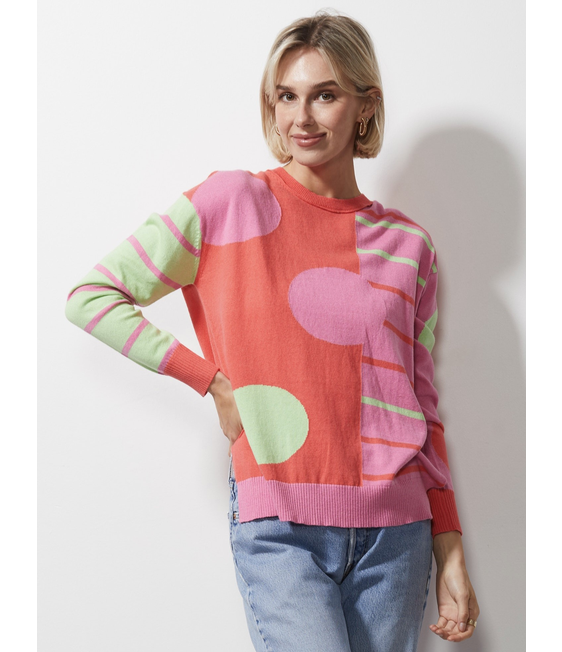 Zaket & Plover Spot on Stripes Jumper