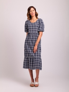 Memo Volume Sleeve Midi Dress-style-MCRAES