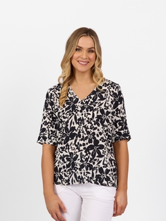 Vassalli V Neck Top -style-MCRAES