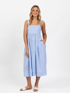 Vassalli Sleeveless Tiered Dress 