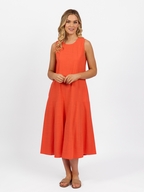 Vassalli Long Sleeveless Dress