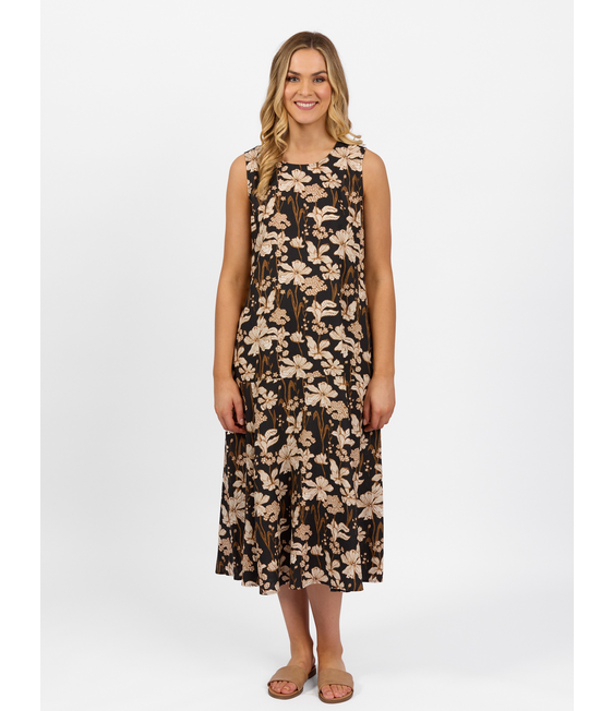 Vassalli Long Sleeveless Dress