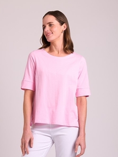 Esplanade Wide Neck Elbow Sleeve Tee-style-MCRAES