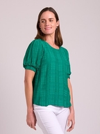 Oh Three Volume Hem Scoop Hem Top