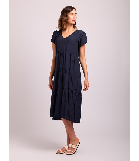 Preen Tiered V Neck Dress