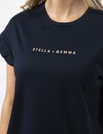 Stella + Gemma Cuff Sleeve Tee