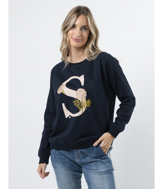 Stella + Gemma Classic Fiore Print Sweater