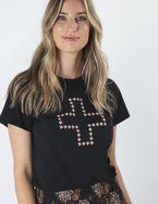 Stella + Gemma Antique Rose Cross T Shirt