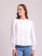 Foil Broderie and Lace Blouse