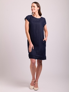 Foil Linen Pleat Dreams Dress-style-MCRAES