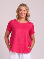 Preen Linen Swing Hem Top