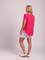 Preen Linen Swing Hem Top