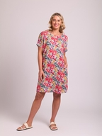 Preen Linen Shift Dress with Pockets