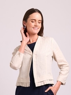 Foil Linen Pleat Dreams Jacket