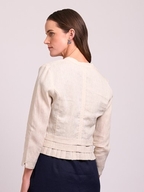 Foil Linen Pleat Dreams Jacket