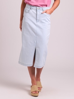 Memo Midi Denim Skirt-style-MCRAES