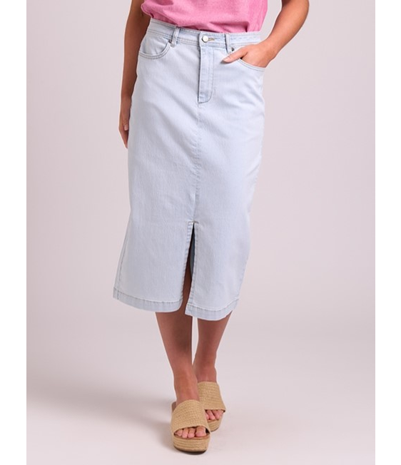 Memo Midi Denim Skirt