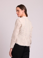 Foil Linen Fringe Festival Jacket