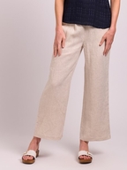 Oh Three Linen Wide Leg Trousers