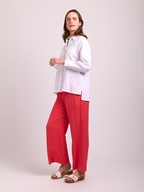 Oh Three Linen Wide Leg Trousers