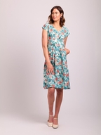 Oh Three Linen Button Front Dress