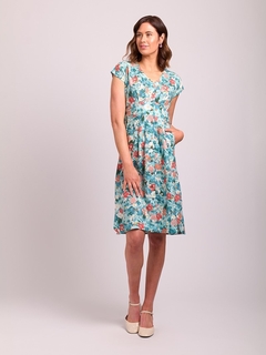 Oh Three Linen Button Front Dress-style-MCRAES