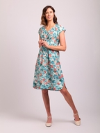 Oh Three Linen Button Front Dress