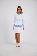 Foxwood Stripe Simplified Crew