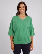 ELM Mazie Vee Neck Top