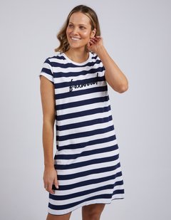 Foxwood Signature Stripe Tee Dress-style-MCRAES