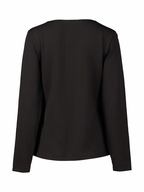 Vassalli Boat Neck Long Sleeve Top