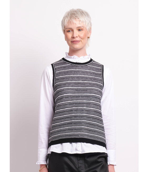 Foil Jacquard Vest