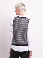 Foil Jacquard Vest