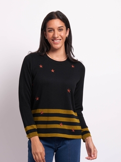 Foil Stars and Stripes Sweater-style-MCRAES