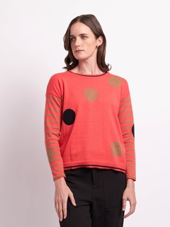 Oh Three Spots and Stripes Jumper-style-MCRAES